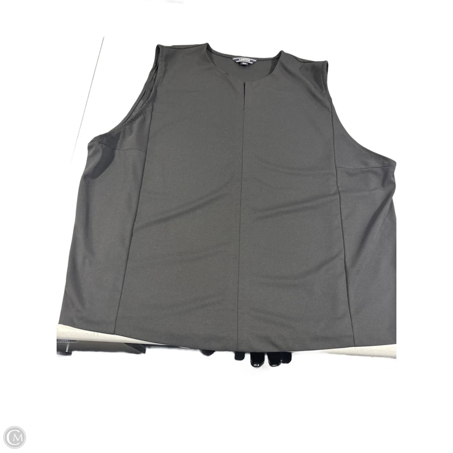 Tank Top By Lands End In Black, Size: 1x