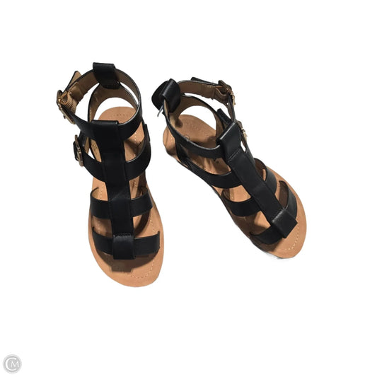 Sandals Flats By Soda In Black, Size: 6