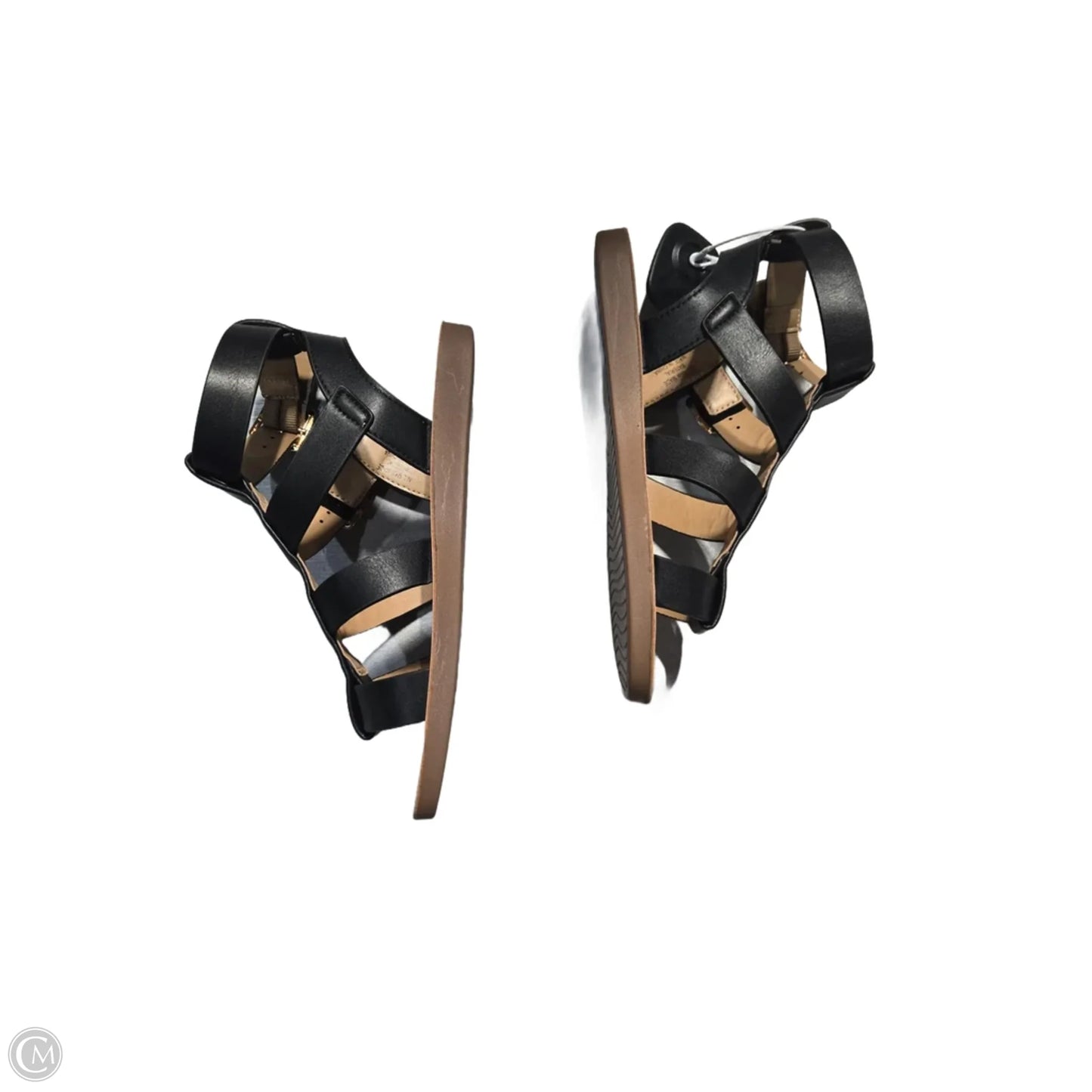 Sandals Flats By Soda In Black, Size: 6