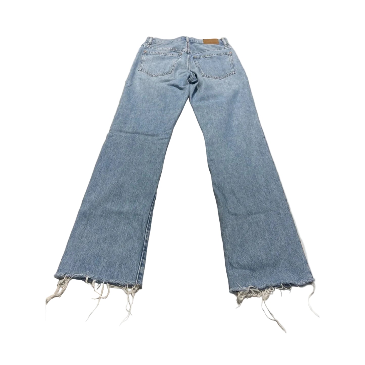 Jeans Straight By Madewell In Blue Denim, Size: 0