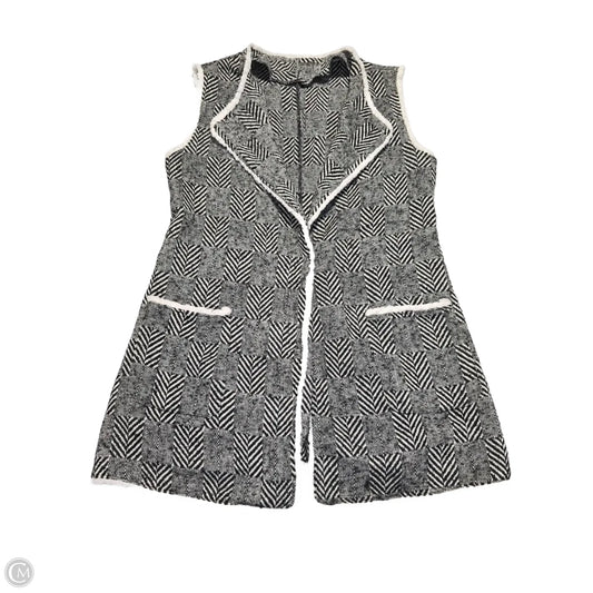Vest Sweater By Cmc In Black, Size: L