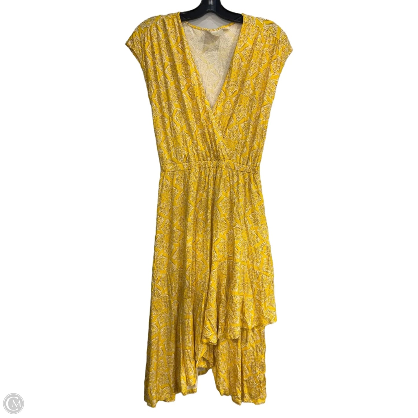 Dress Casual Midi By Anthropologie In Yellow, Size: M