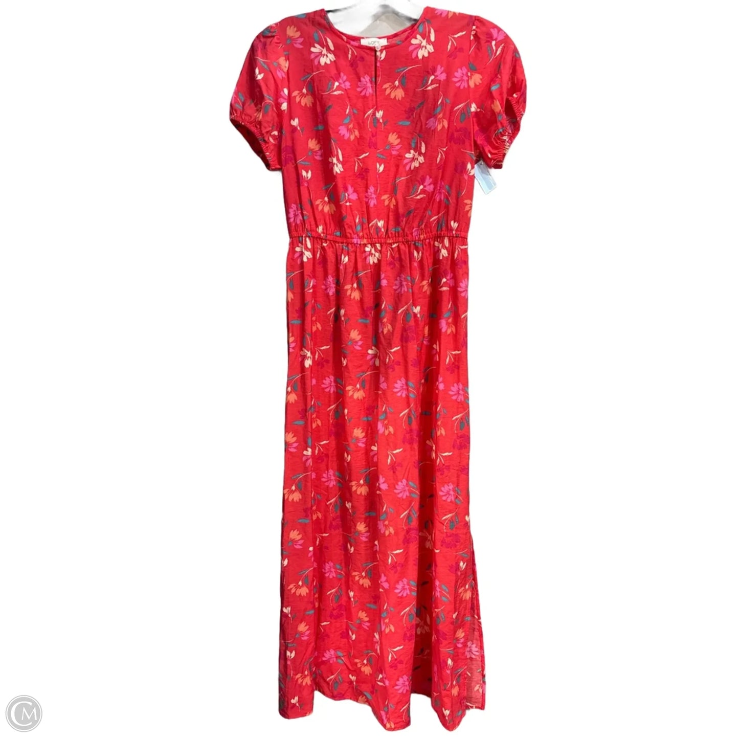 Dress Casual Maxi By Loft In Coral, Size: M