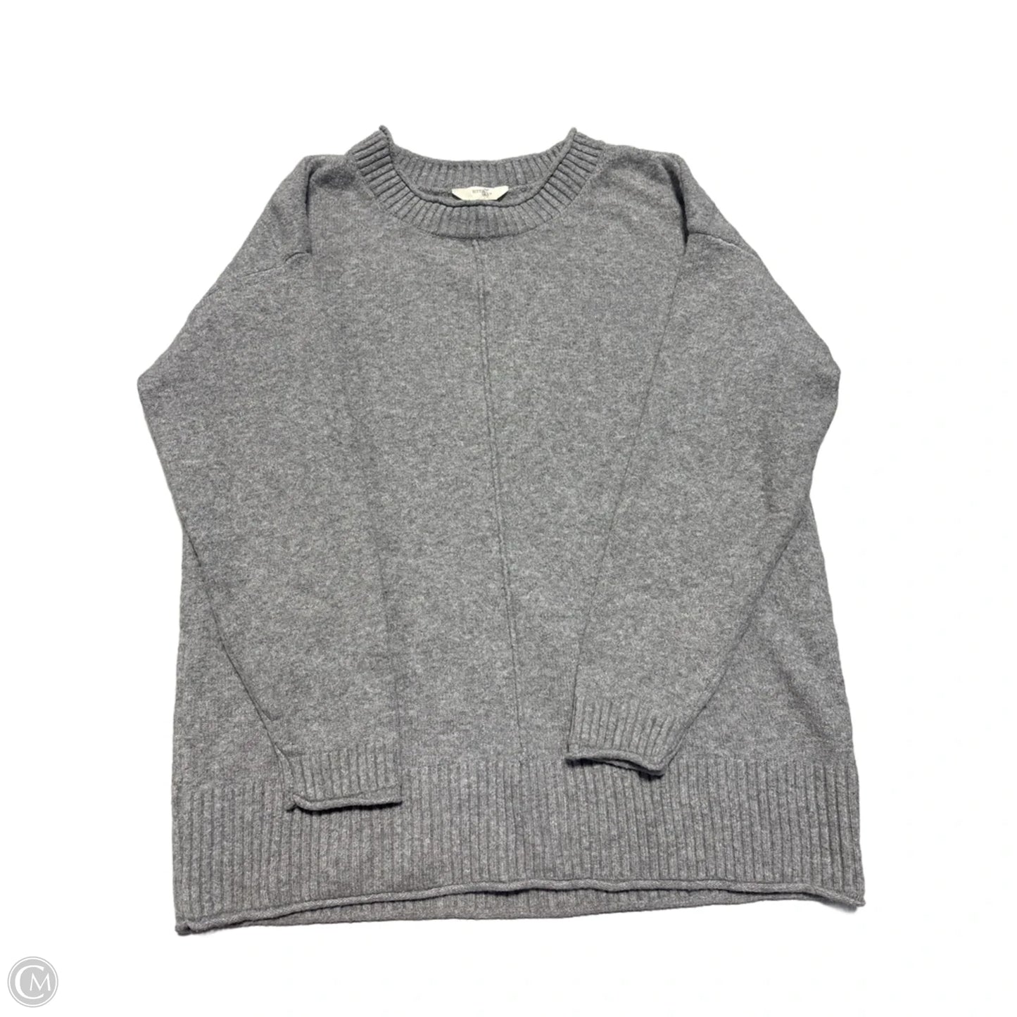 Sweater By Terra & Sky In Grey, Size: 1x