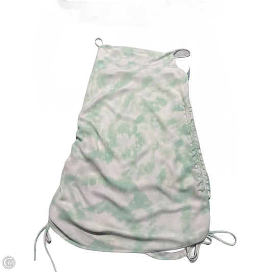 Dress Casual Midi By Gilli In Green & White, Size: L