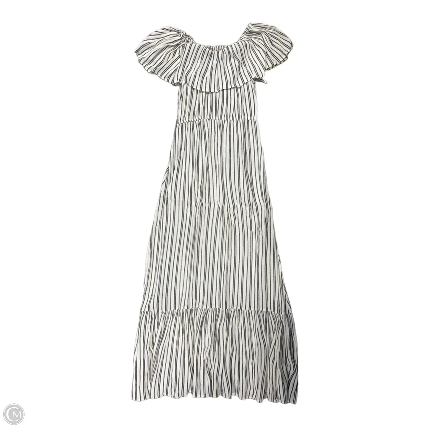 Dress Casual Maxi By Billabong In Striped Pattern, Size: M
