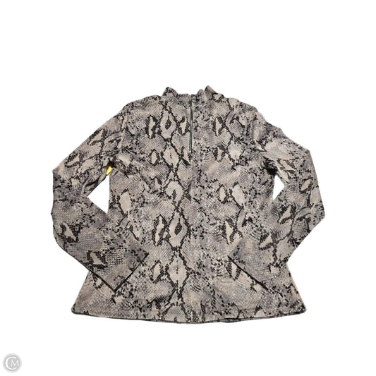 Top Long Sleeve By Red Haute In Snakeskin Print, Size: L