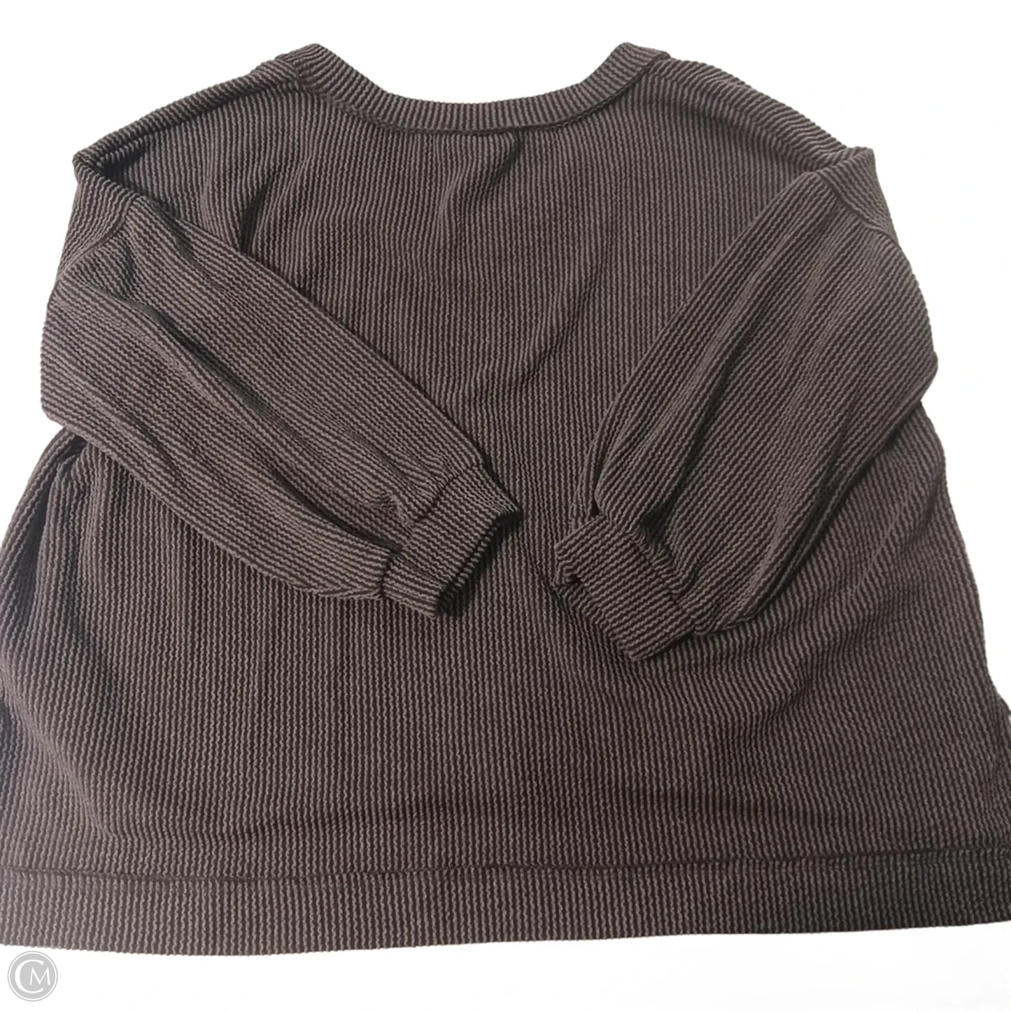 Top Long Sleeve By Arula In Black, Size: 1x