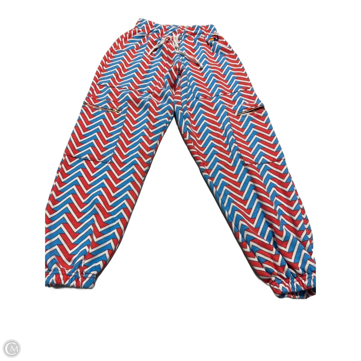 Pants Joggers By Cma In Blue & Red, Size: S
