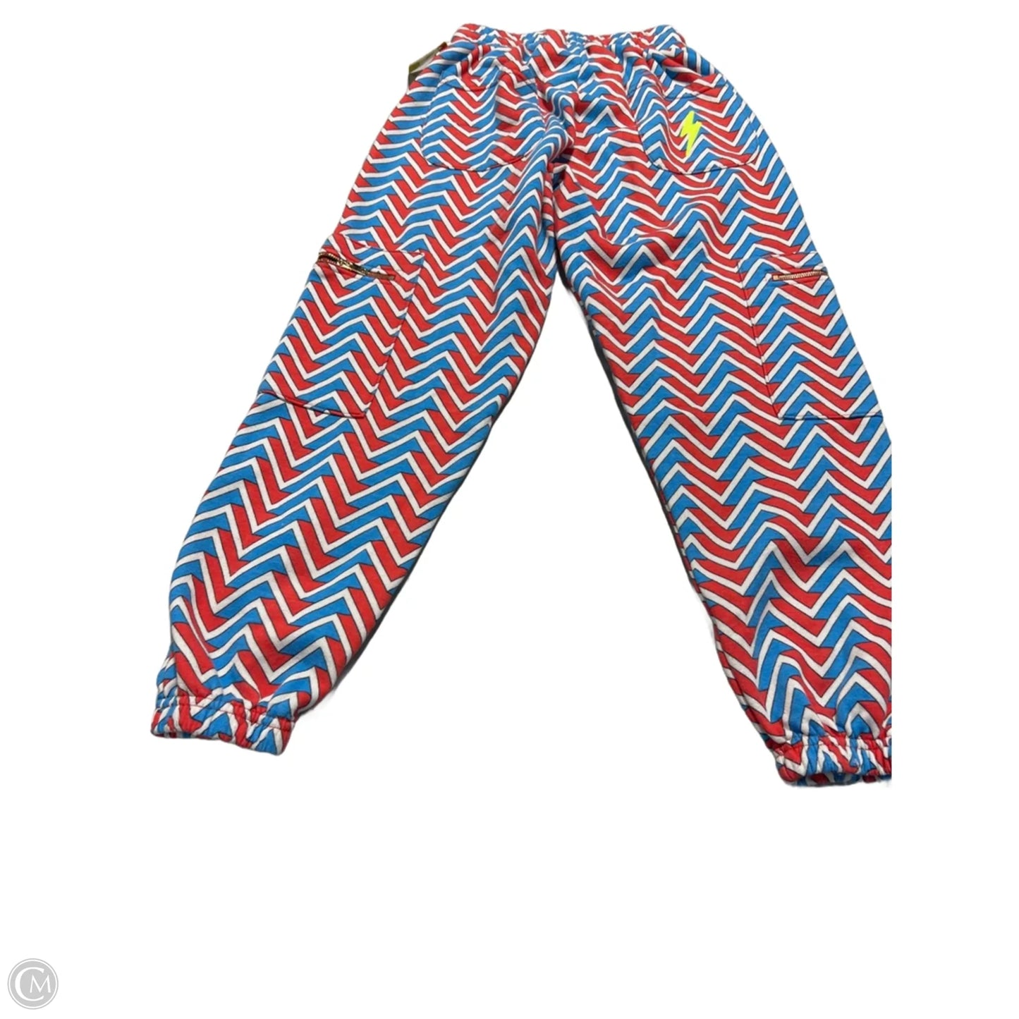 Pants Joggers By Cma In Blue & Red, Size: S