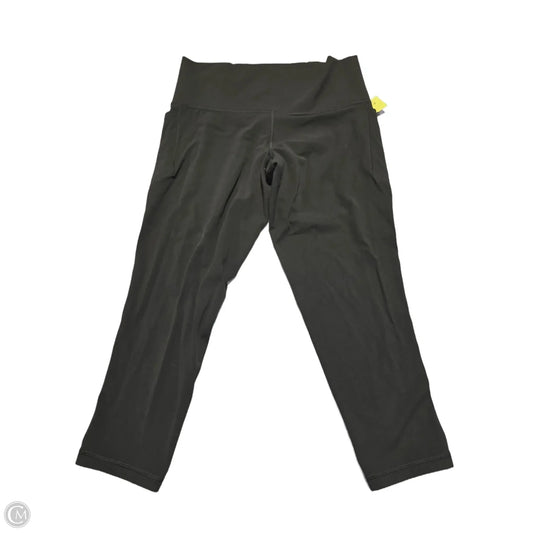 Athletic Leggings Capris By Athleta In Green, Size: 1x