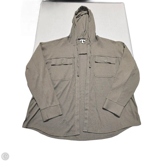 Top Long Sleeve By Maurices In Green, Size: 1x