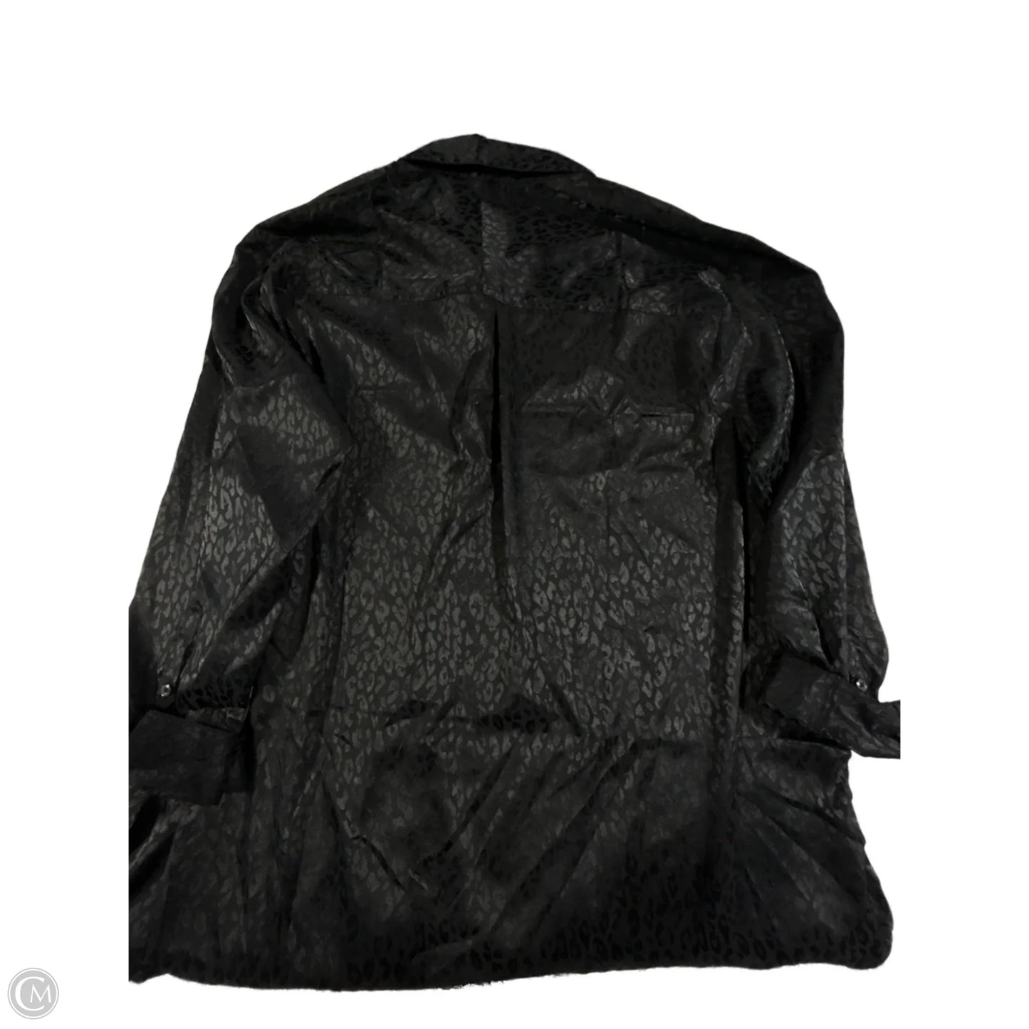 Blouse Long Sleeve By Old Navy In Black, Size: Xl