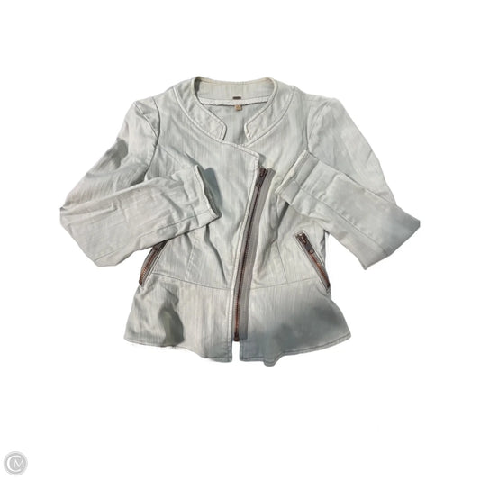 Jacket Denim By Free People In Blue Denim, Size: S