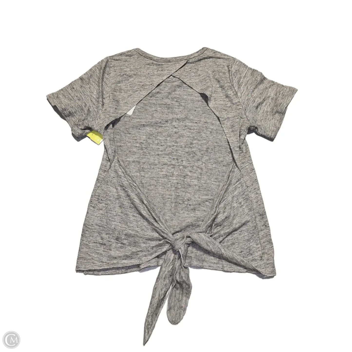 Top Short Sleeve Basic By Pink In Grey, Size: Xs