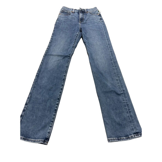 Jeans Straight By Express In Blue Denim, Size: 2