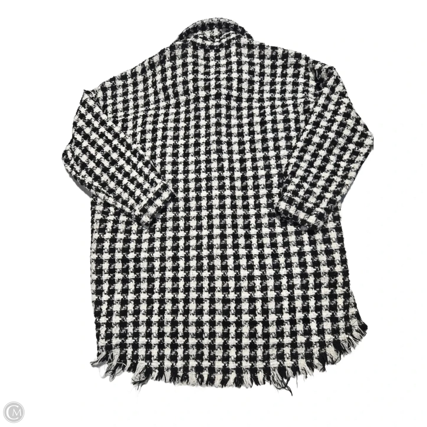Jacket Other By Zara In Black & White, Size: S