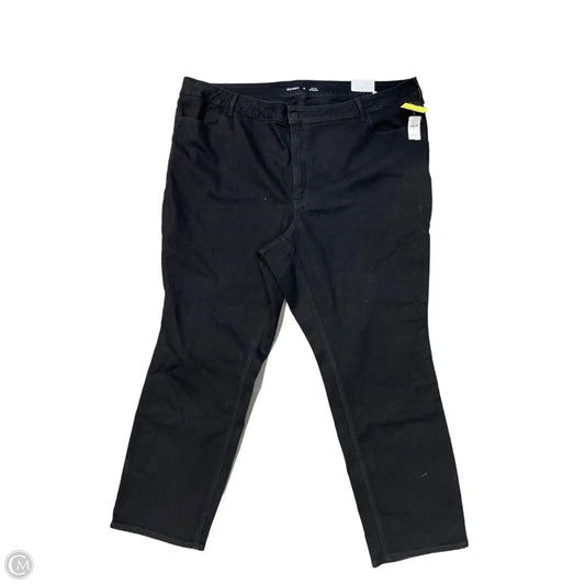 Jeans Straight By Old Navy In Black, Size: 26