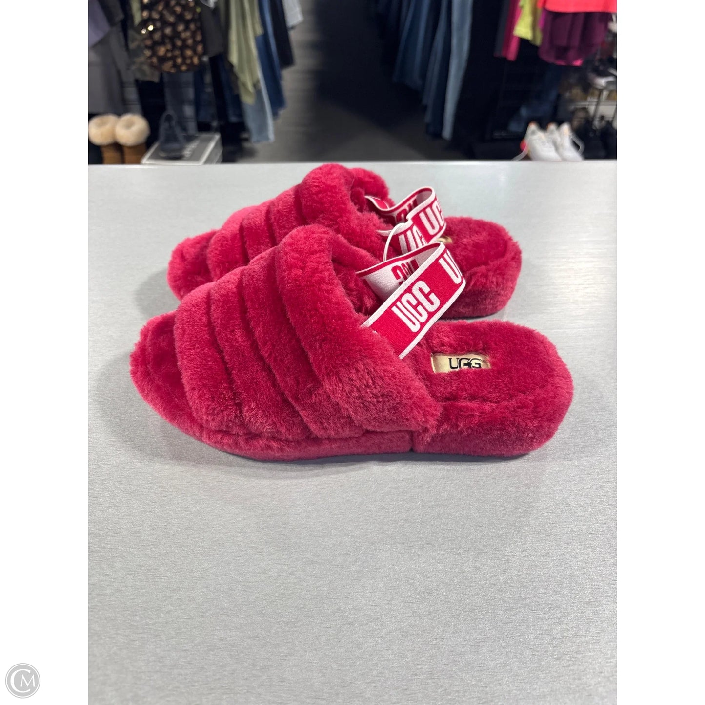 Shoes Designer By Ugg In Pink, Size: 9