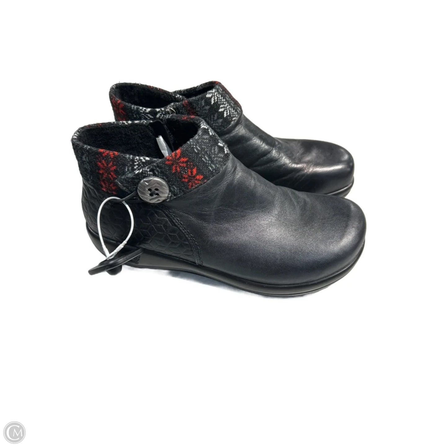 Boots Ankle Flats By Alegria In Black, Size: 11.5