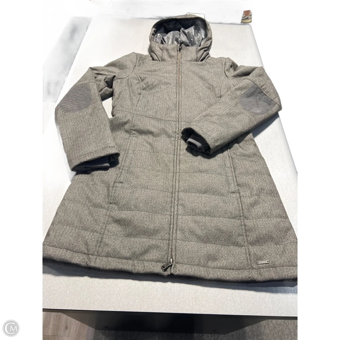 Coat Puffer & Quilted By Prana In Grey, Size: S