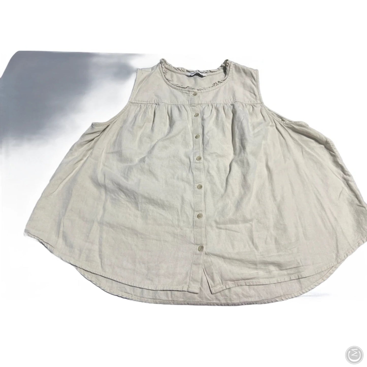 Tank Top By Sonoma In Cream, Size: 2x