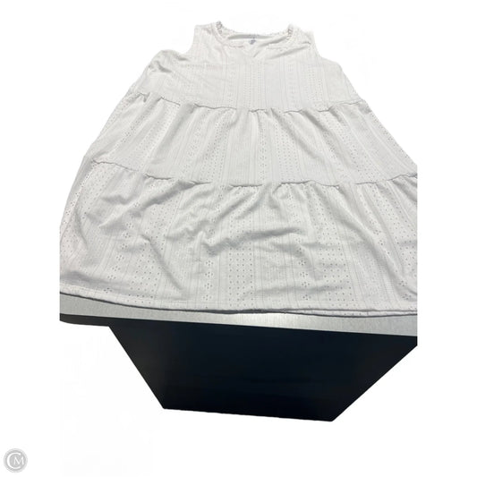Dress Casual Maxi By Croft And Barrow In White, Size: 2x