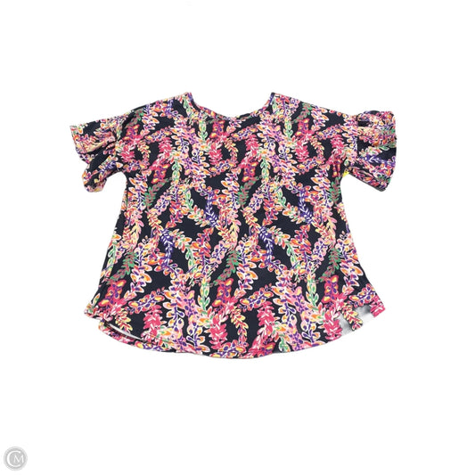 Top Short Sleeve By Bombom In Multi-colored, Size: M