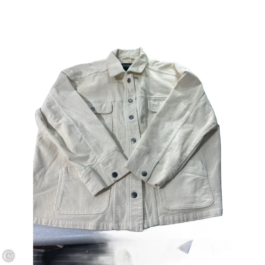 Jacket Denim By Velvet Heart In Cream, Size: M