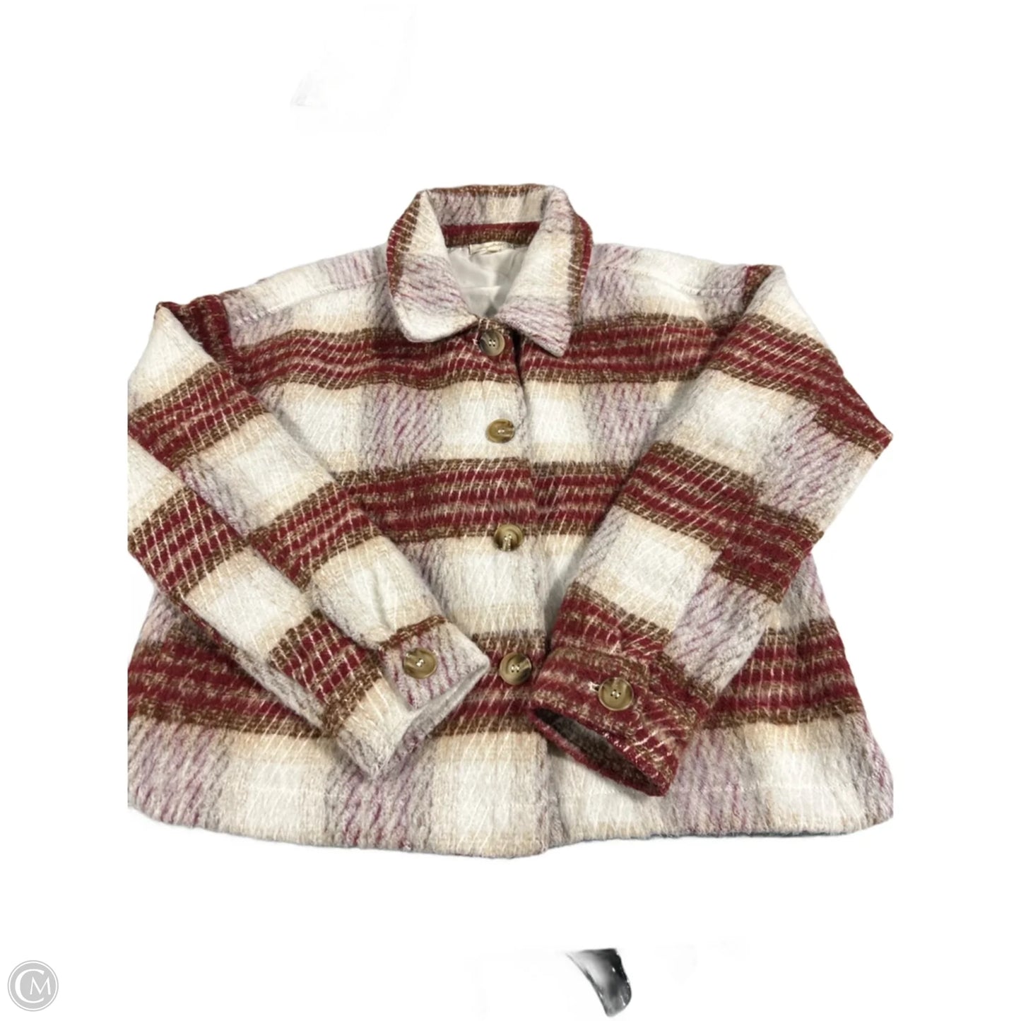 Jacket Other By Mystree In Plaid Pattern, Size: L