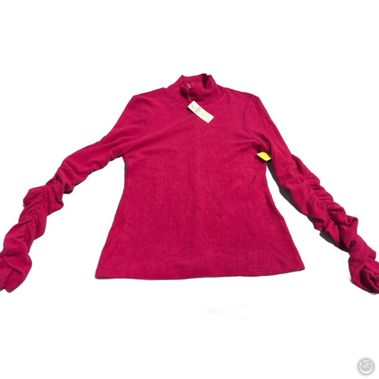 Top Long Sleeve By Anthropologie In Pink, Size: Xs