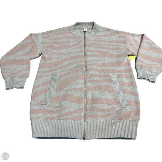 Jacket Fleece By Varley In Pink & Tan, Size: S