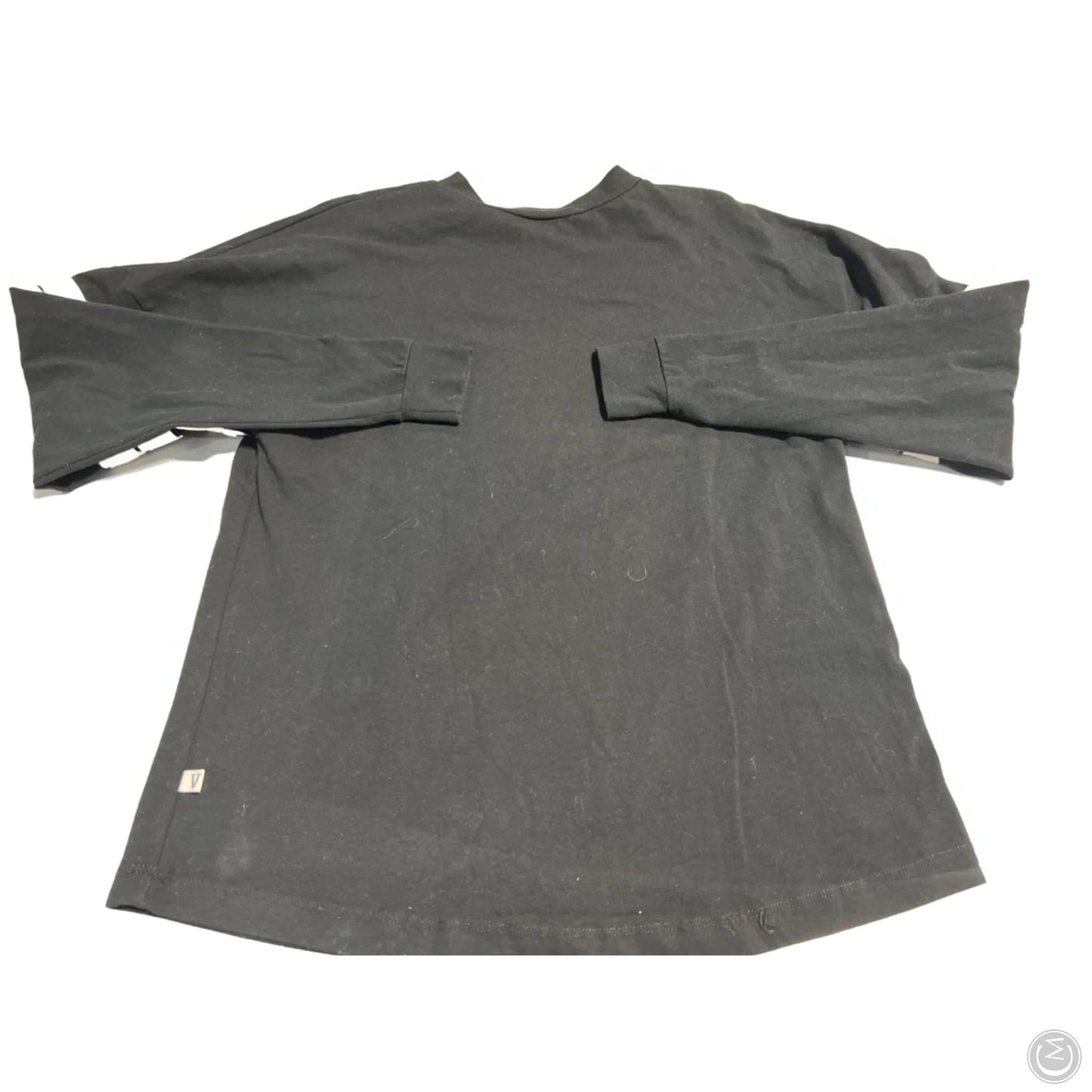 Top Long Sleeve By Cmc In Black, Size: S
