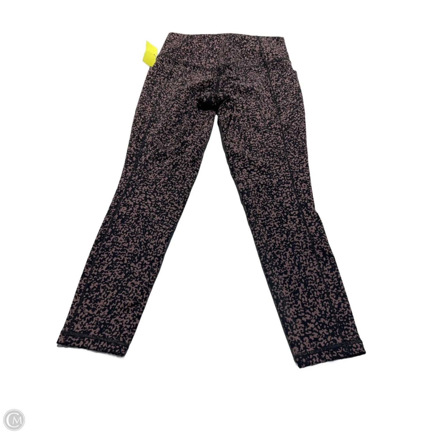 Athletic Leggings By Athleta In Black & Tan, Size: S