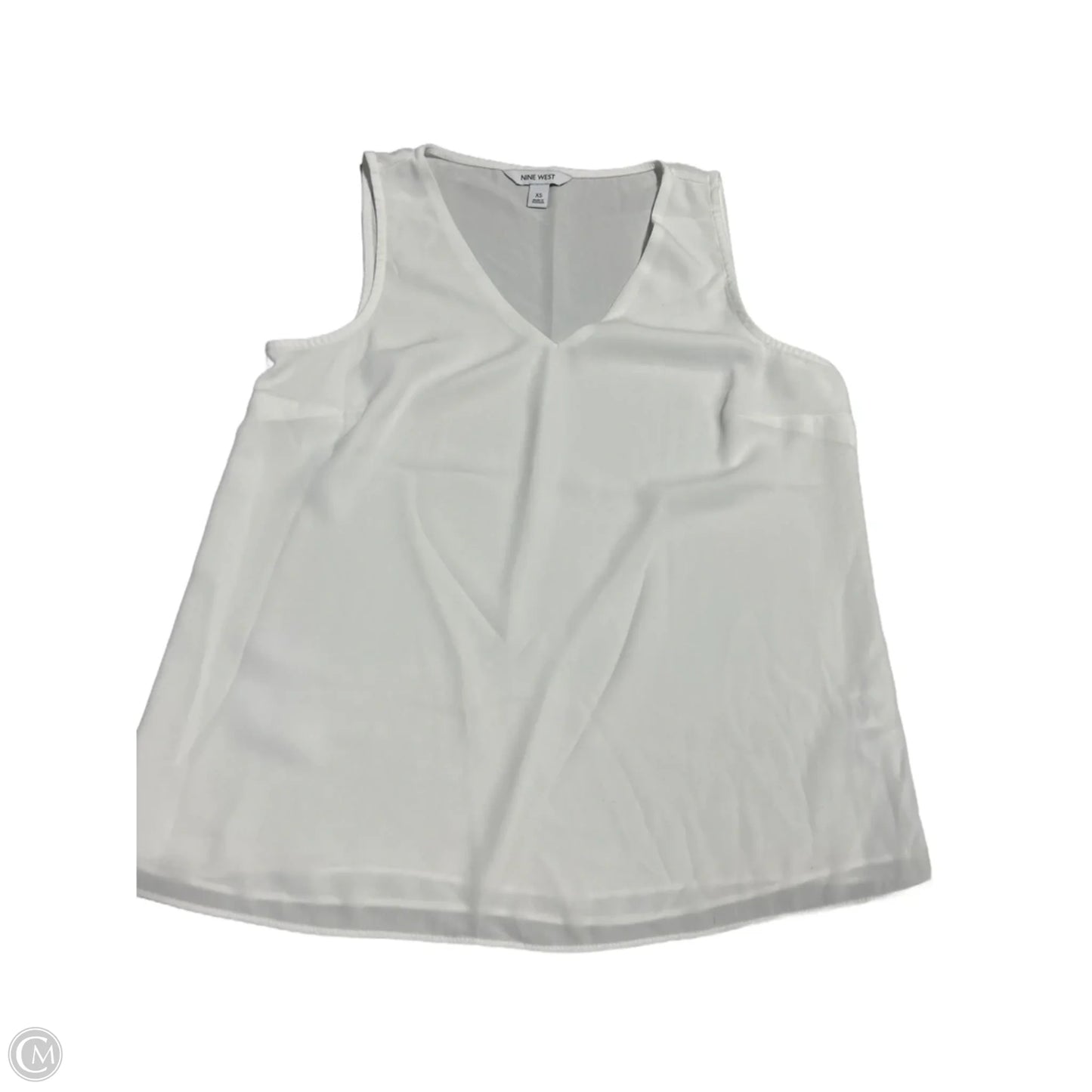 Tank Top By Nine West In White, Size: Xs