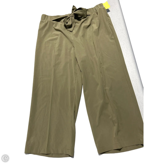 Pants Dress By Calvin Klein In Green, Size: Xl