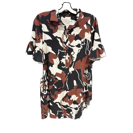 Dress Casual Maxi By Chicos In Black & Brown, Size: M