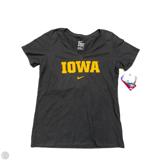Top Short Sleeve By Nike In Black, Size: Xl