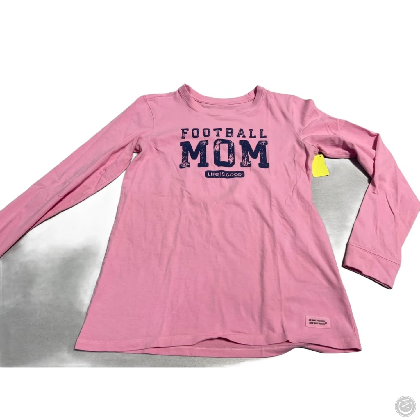 Top Long Sleeve By Life Is Good In Pink, Size: S
