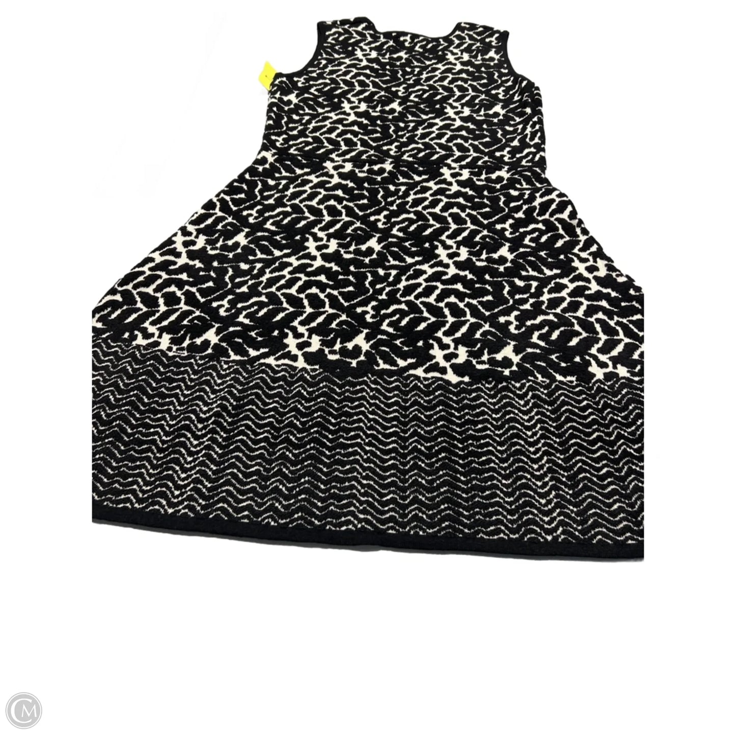 Dress Casual Midi By Just Taylor In Black & White, Size: Xl