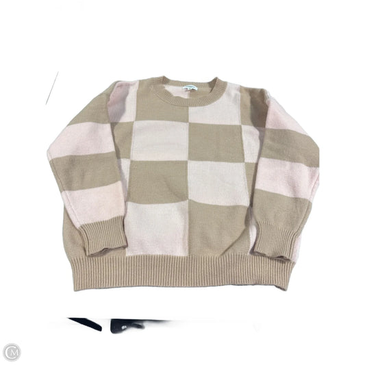 Sweater By Anniewear In Brown & Pink, Size: M