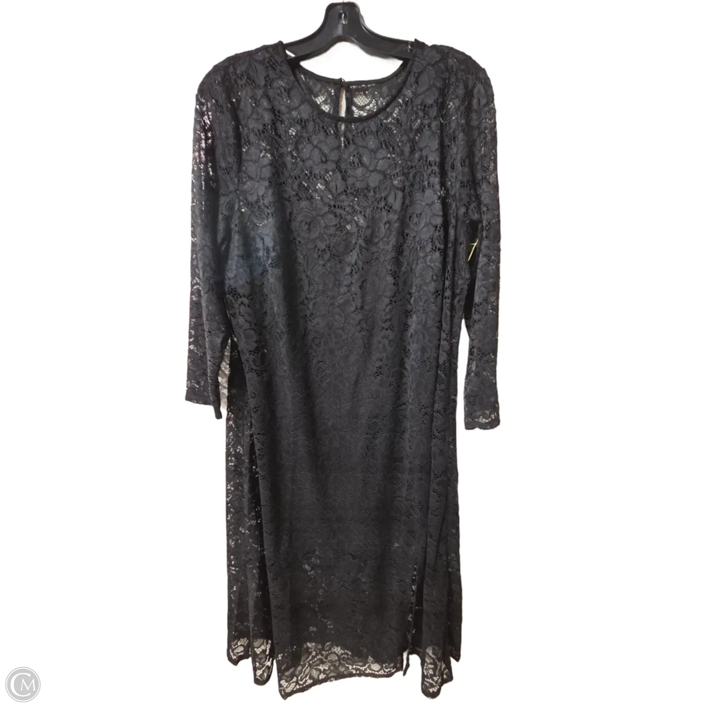 Dress Casual Midi By A New Day In Black, Size: 2x