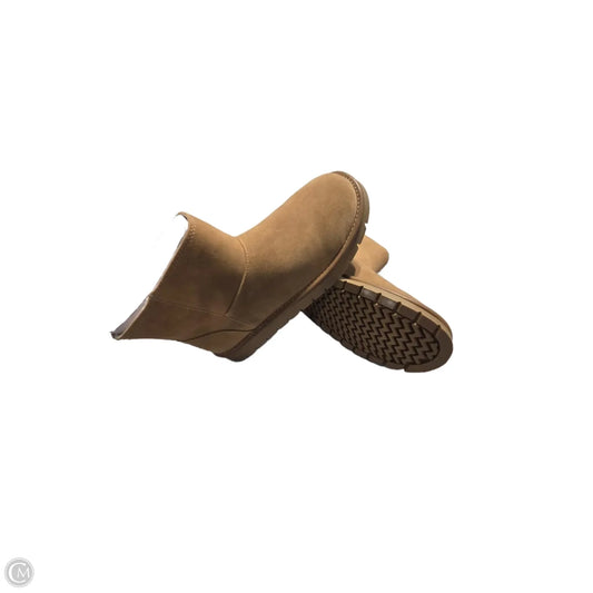 Boots Ankle Flats By Universal Thread In Brown, Size: 9