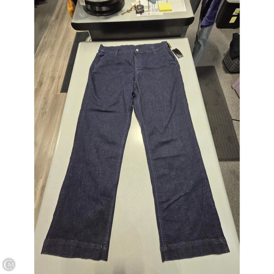 Jeans Wide Leg By D&co. In Blue Denim, Size: 18