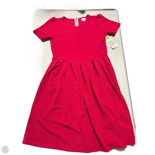 Dress Casual Midi By Lularoe In Pink, Size: 2x
