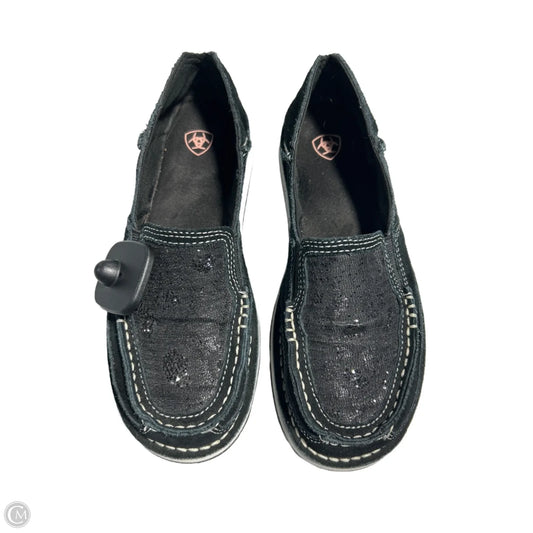 Shoes Flats By Ariat In Black, Size: 6