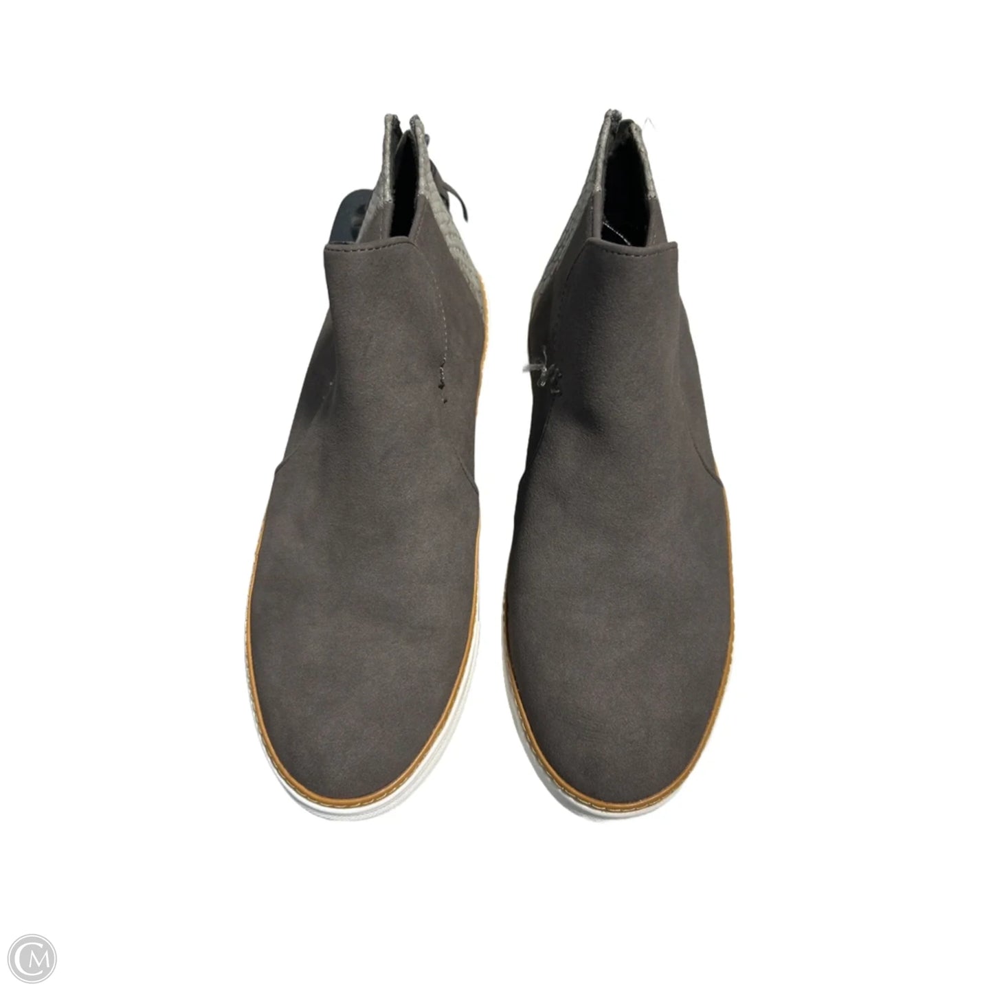 Boots Ankle Flats By Cmc In Grey, Size: 6.5