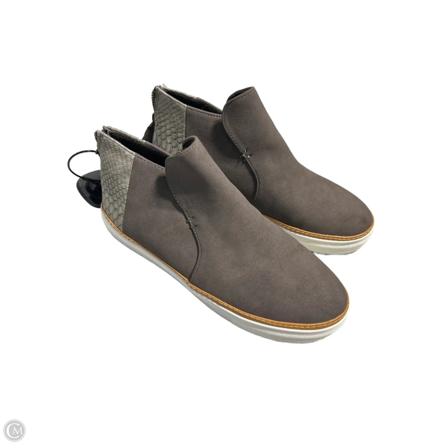 Boots Ankle Flats By Cmc In Grey, Size: 6.5