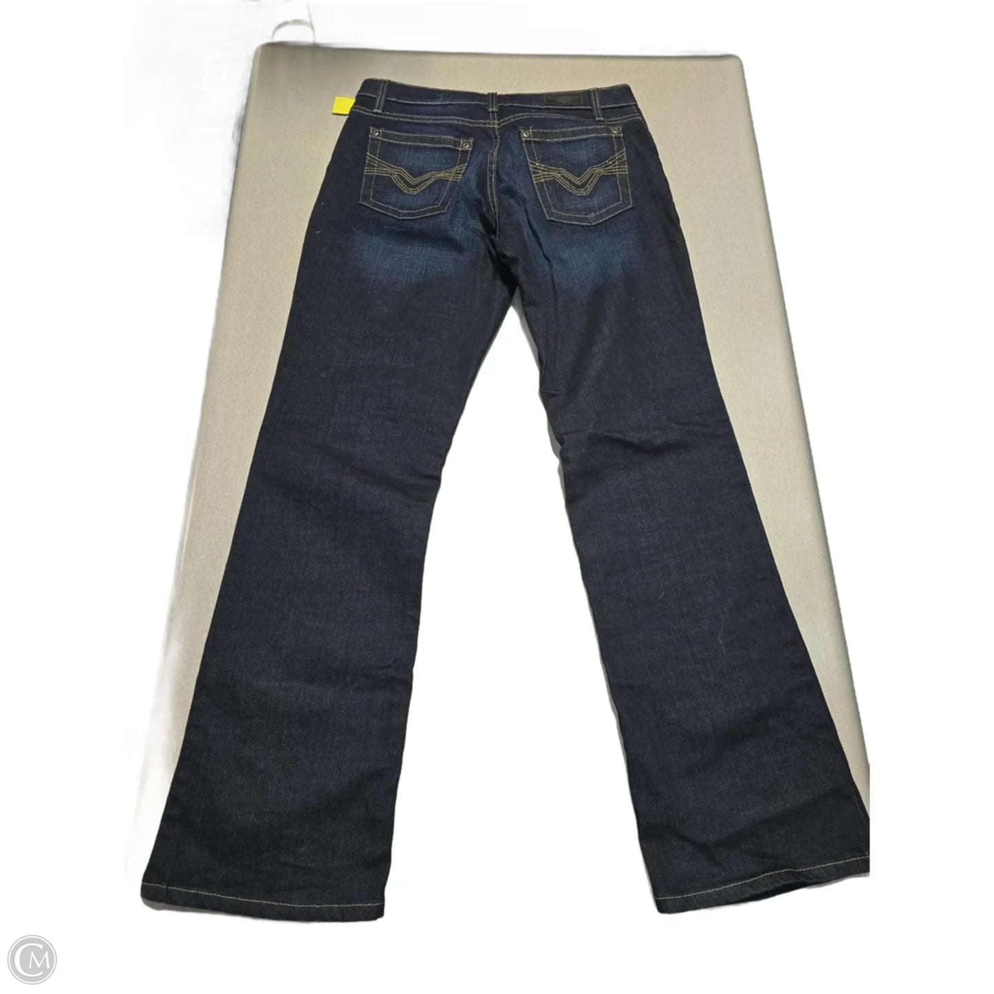 Jeans Boot Cut By Harley Davidson In Blue Denim, Size: 10