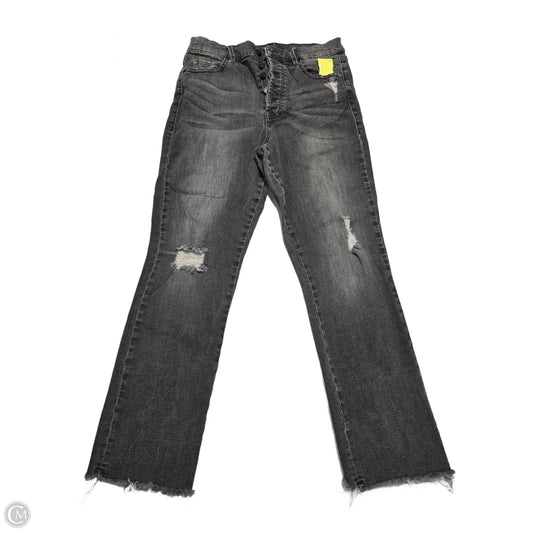 Jeans Skinny By Level 99 In Black, Size: 12